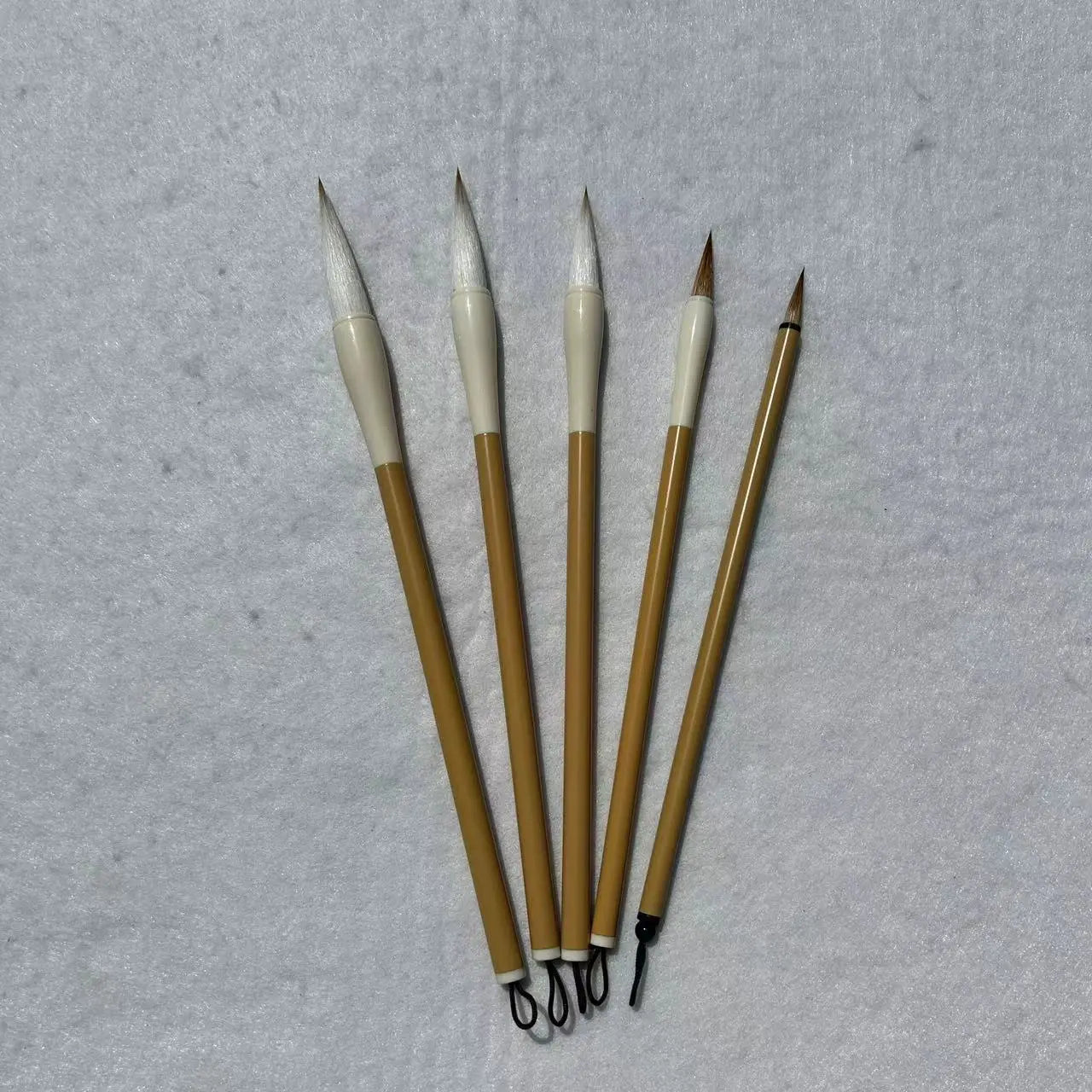 传统工笔画毛笔套装全览 — 5支装