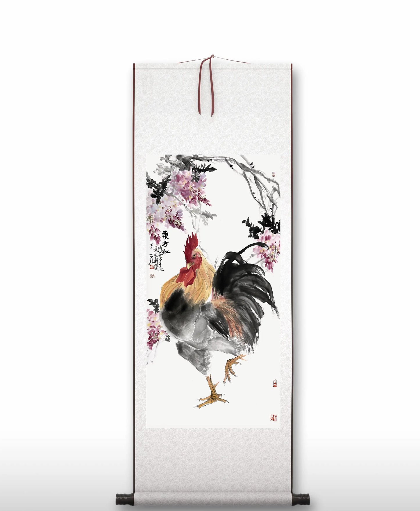 Traditional Chinese Art – Rooster of Great Fortune | Chinese Ink Painting, Wall Art, Calligraphy, Chinese Art