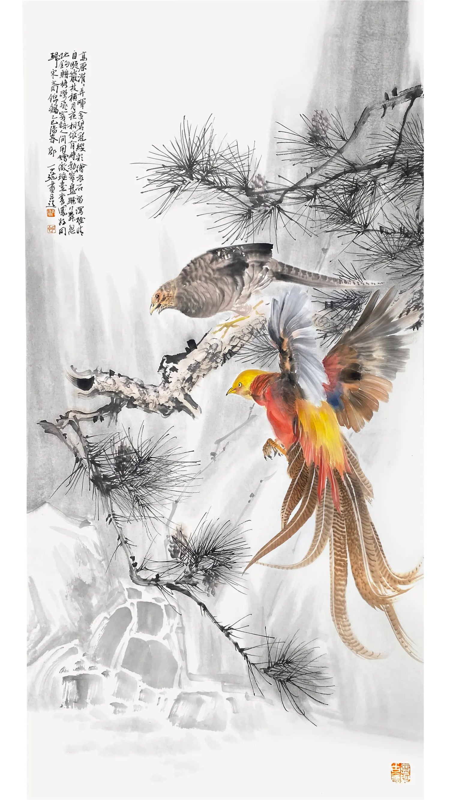Floral and Birds