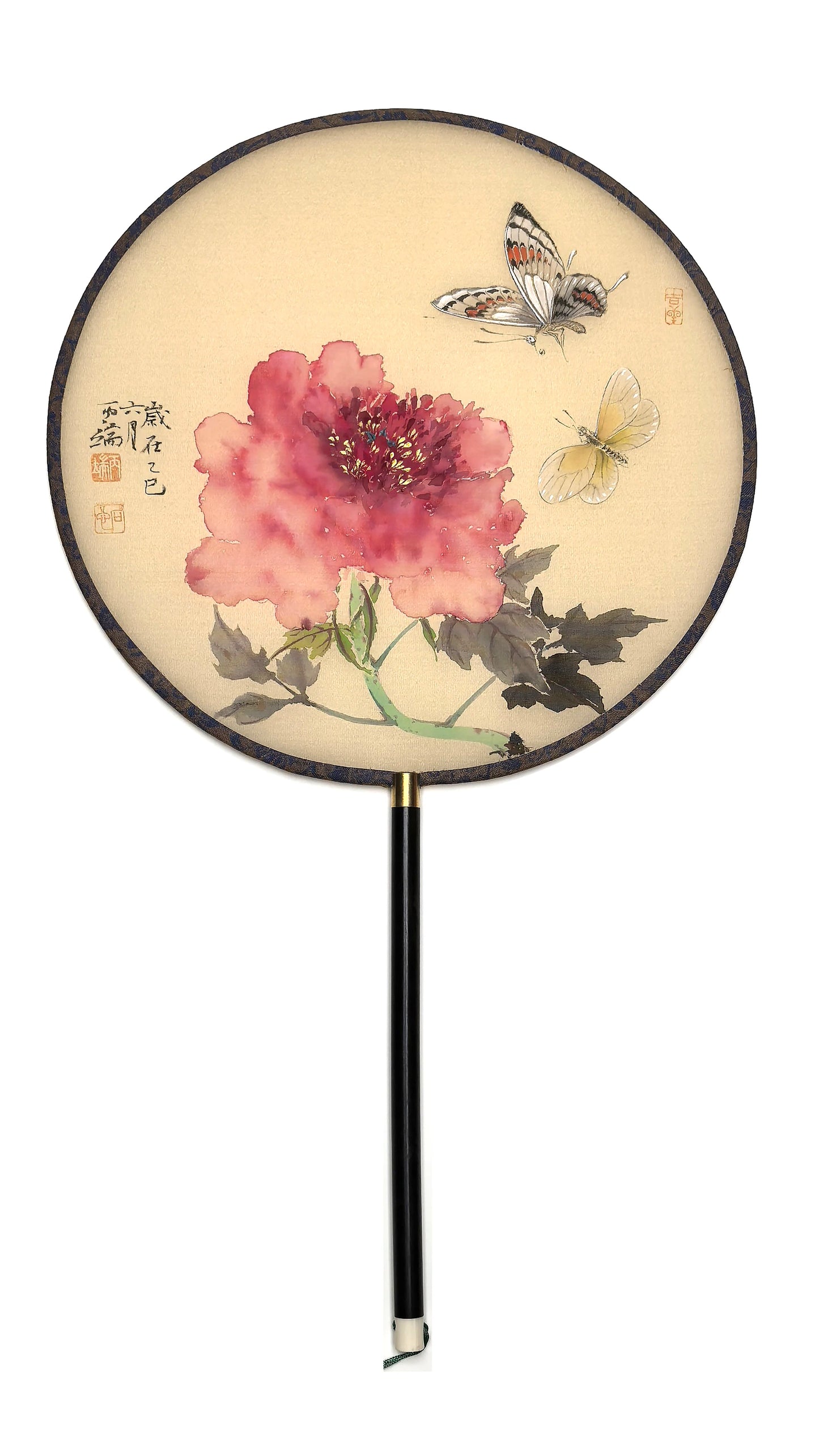 Chinese Art for home Decor living  room Decor - Silk Fan (24cm)