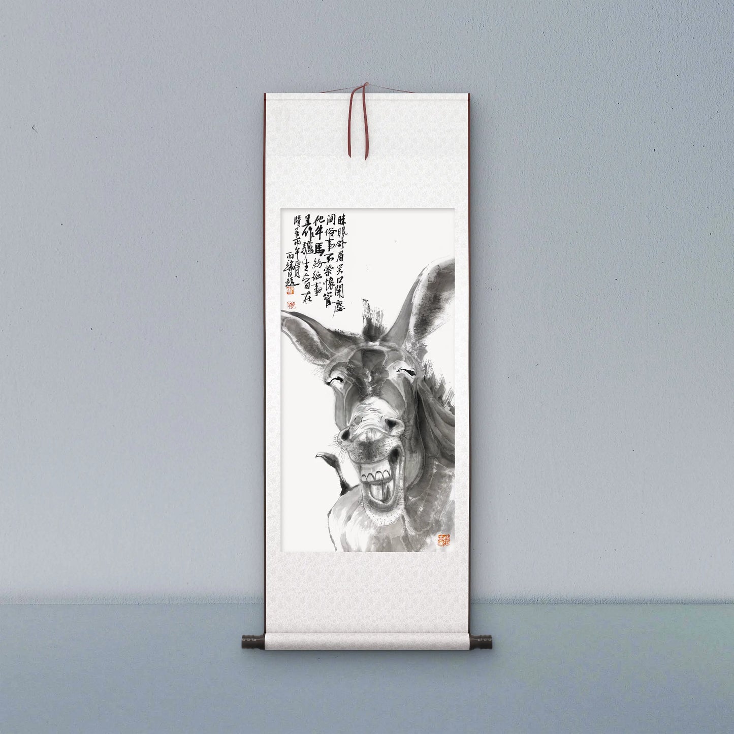 Traditional Chinese Art Giclée Print – Happy Donkey | Chinese Ink and Water Art, Wall Art, Calligraphy (Copy)